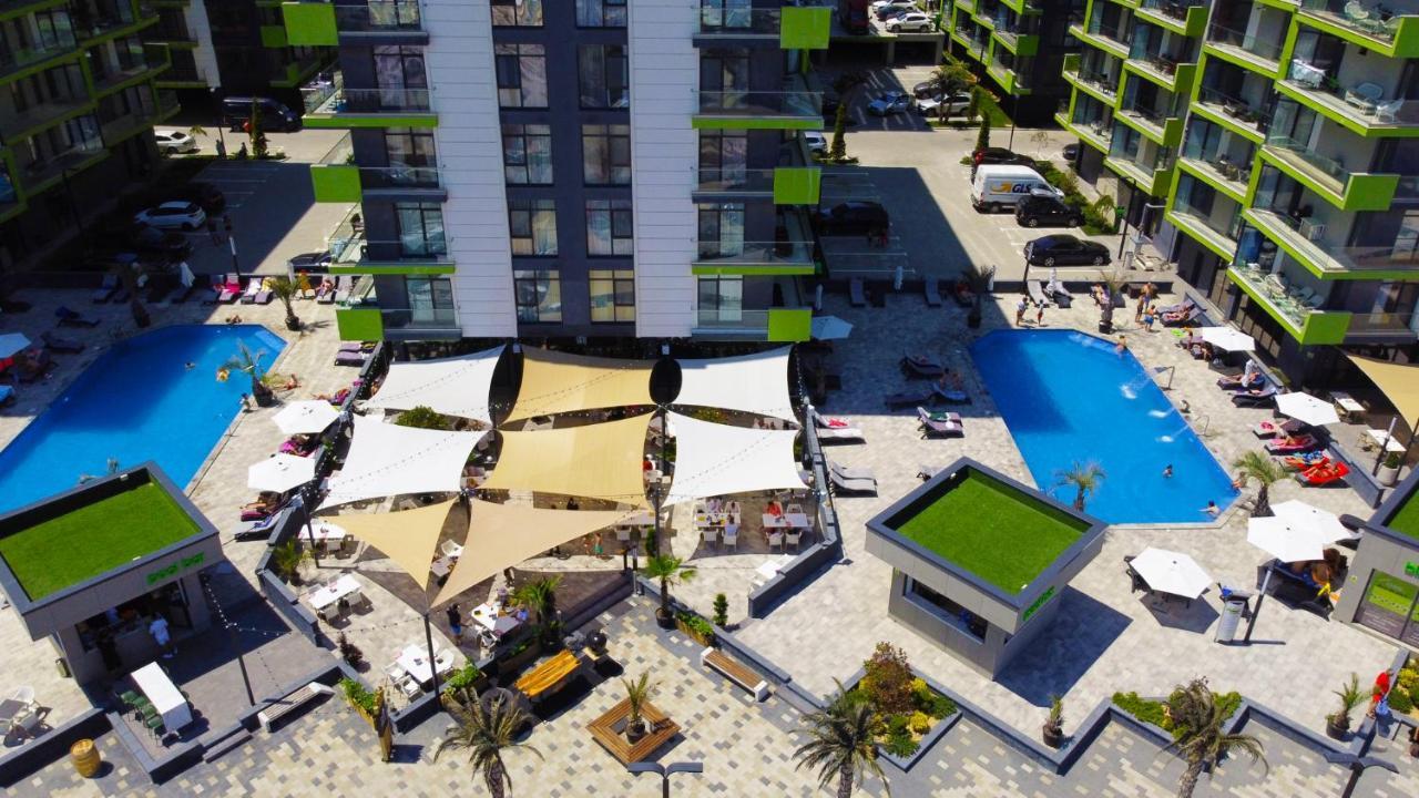 Panoramic Aparthotel Pool & Spa Mamaia Nord นาโวดาริ ภายนอก รูปภาพ